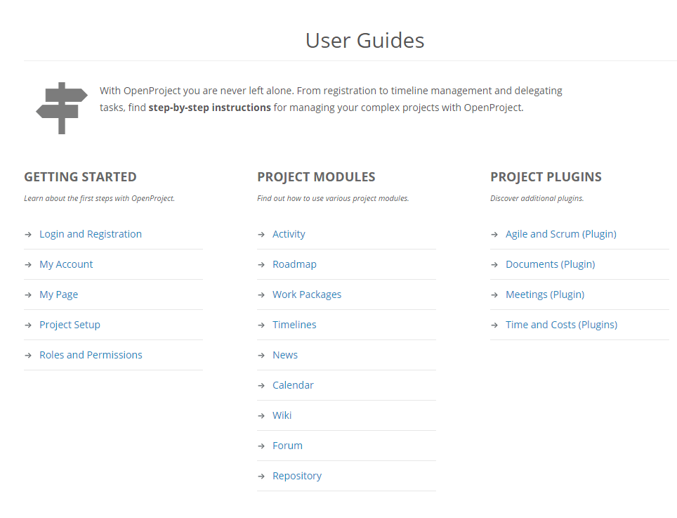 User Guides