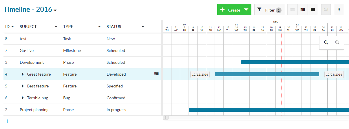 Drag &amp; Drop timeline elements