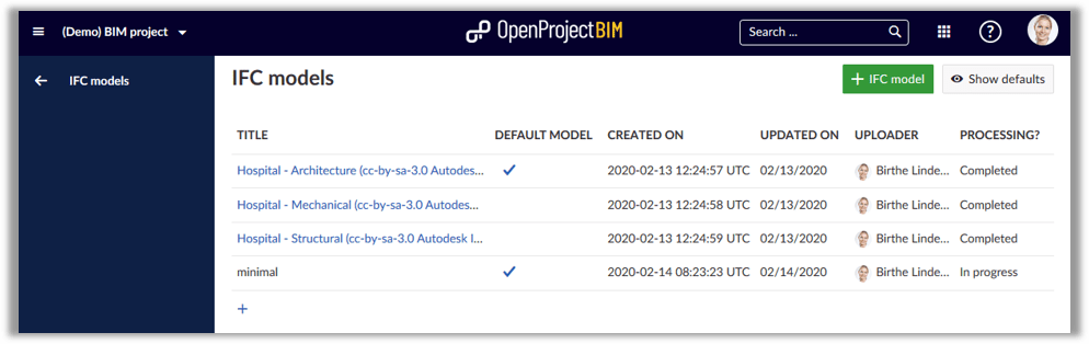 manage IFC models