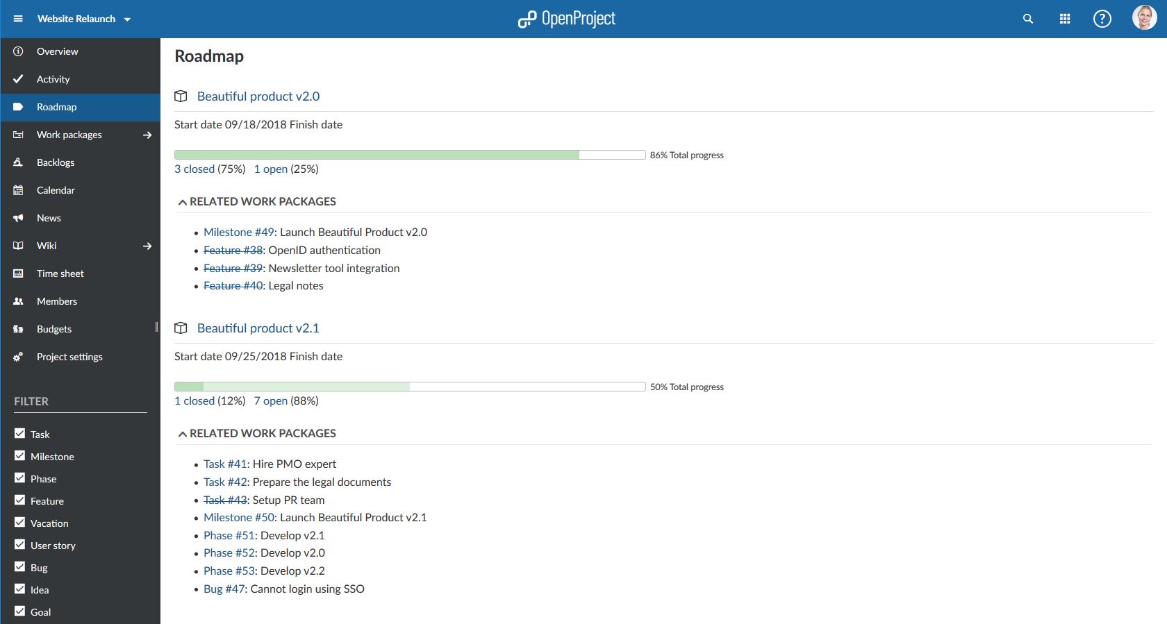 Roadmap