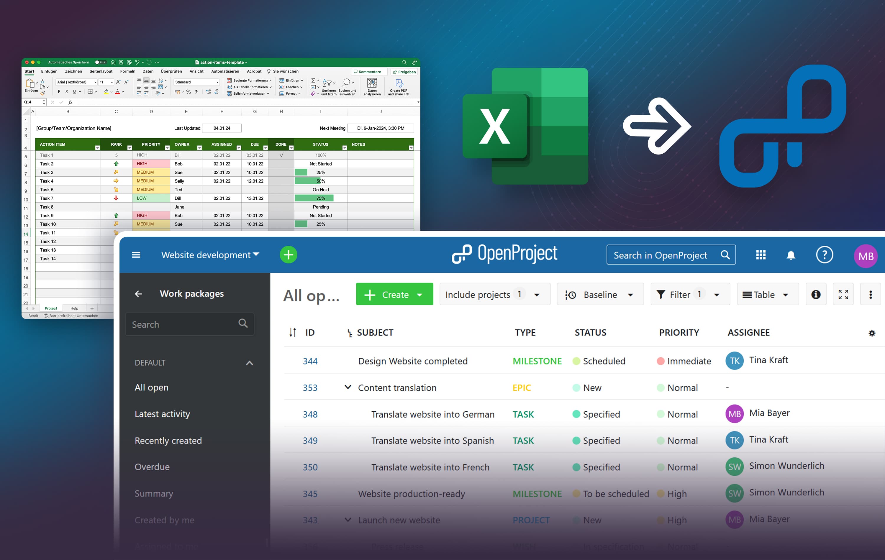 OpenProject: Die kollaborative Excel-Alternative für Projektmanagement