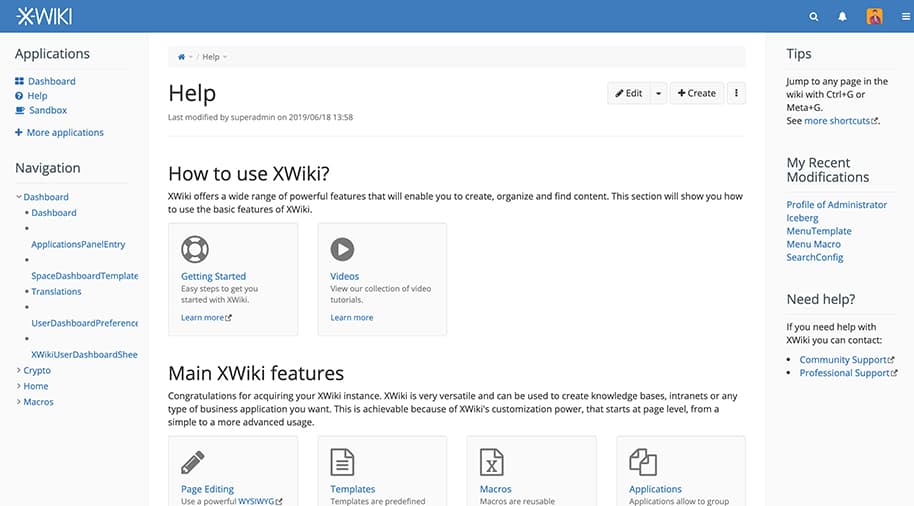 XWiki - le wiki d’entreprise open source