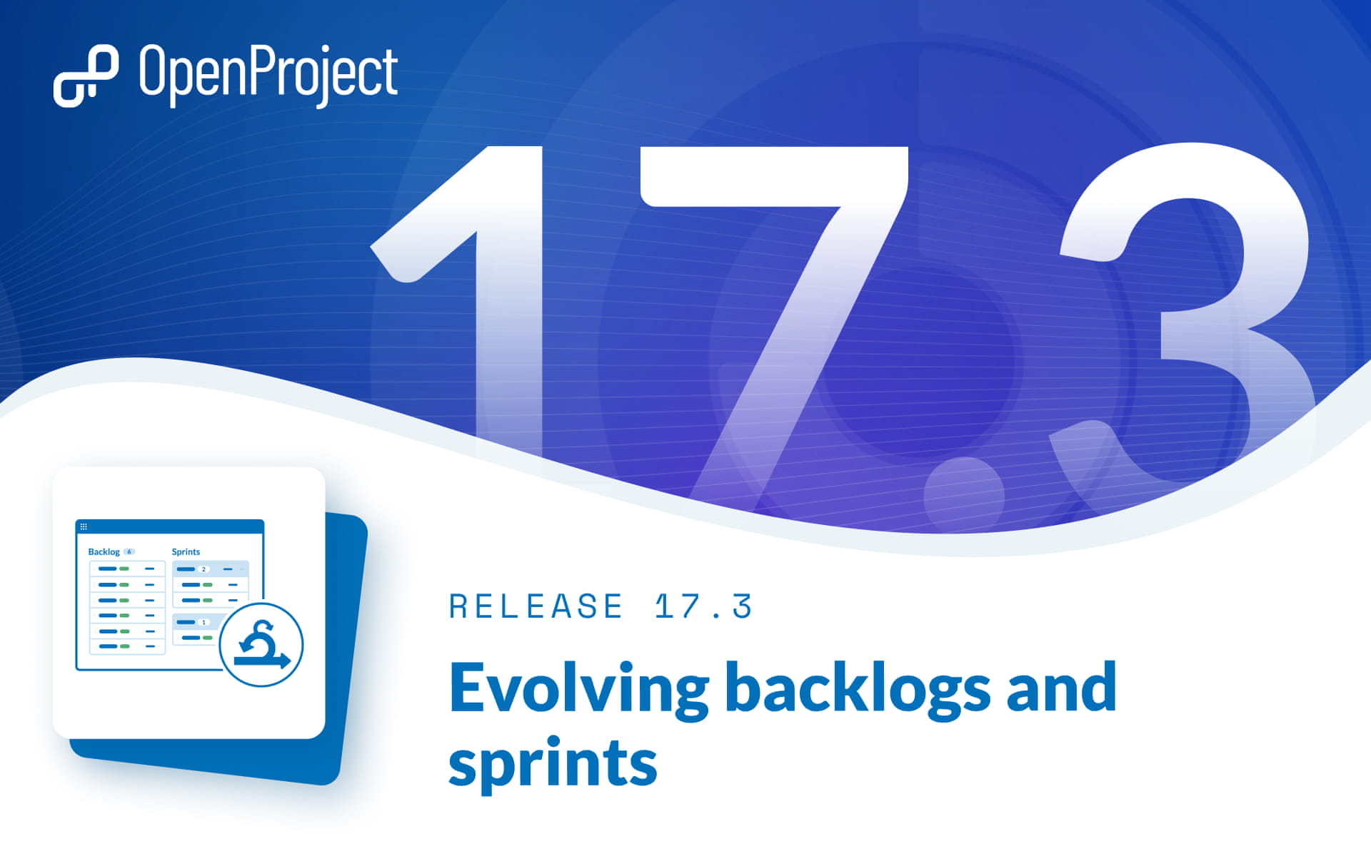 OpenProject 17.3: Evolving agile with backlogs and sprints OpenProject 17.3: Evolving agile with backlogs and sprints
