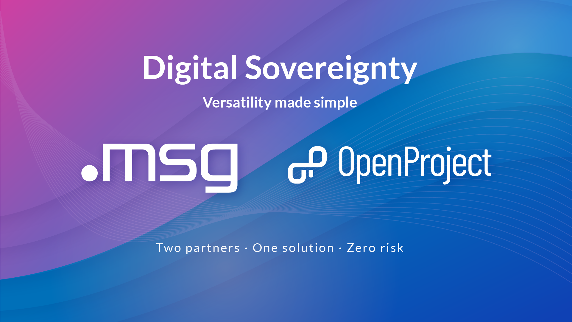 OpenProject und msg besiegeln strategische Partnerschaft für digitale Souveränität OpenProject und msg besiegeln strategische Partnerschaft für digitale Souveränität