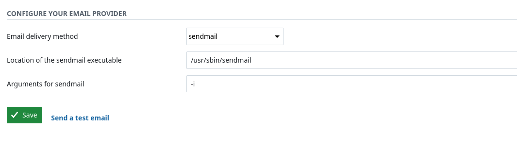 sendmail