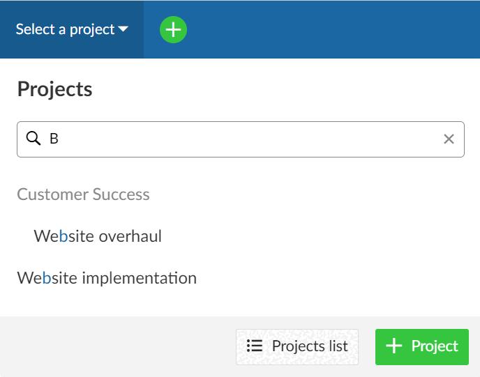 improved project selection
