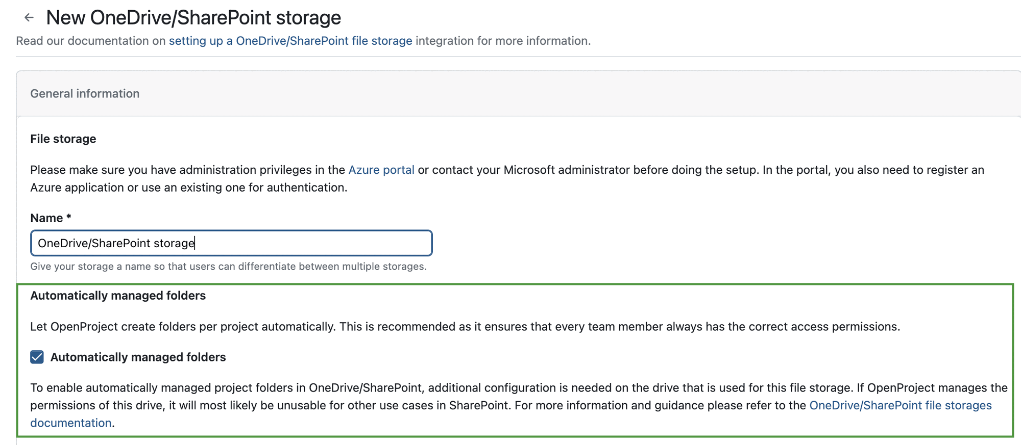 Project folders for OneDrive/SharePoint with automatically managed permissions