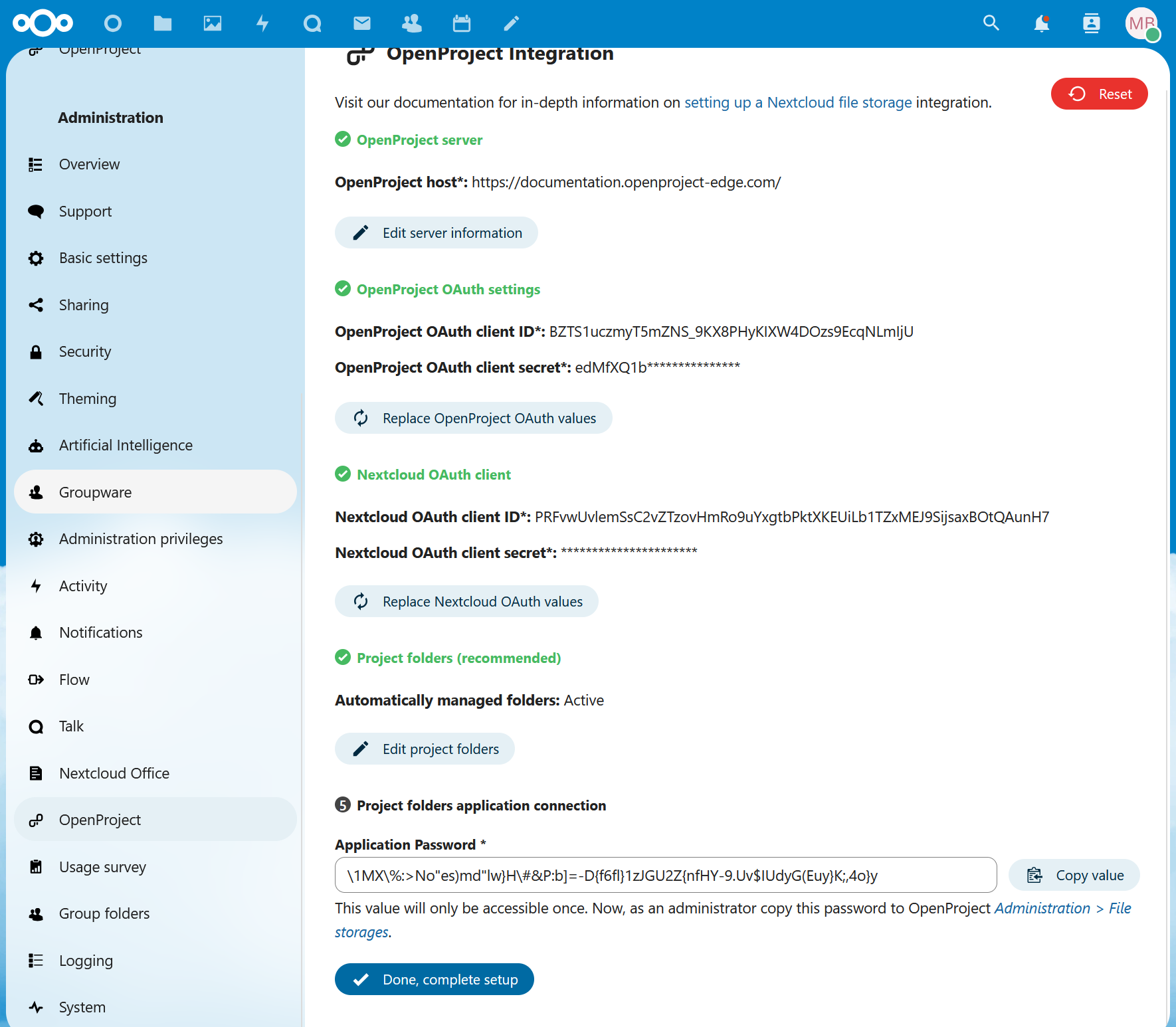 Nextcloud Automatically managed folders