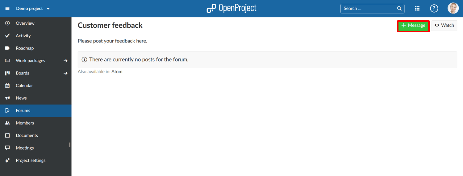 Project settings add user include code - Feature requests - Forum