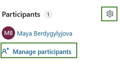 Add meeting participants in OpenProject